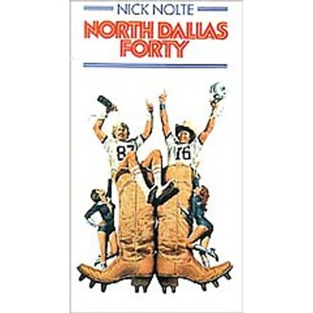 NORTH DALLAS FORTY (vhs) Nick Nolte, Mac Davis, Charles Durning. Rare. NR